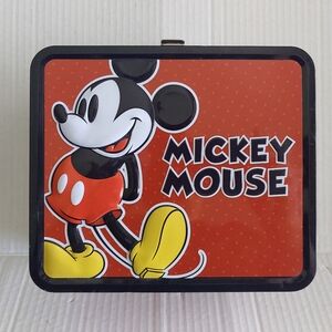 Loungefly Disney Mickey Mouse Collectible Metal Tin Lunch Box